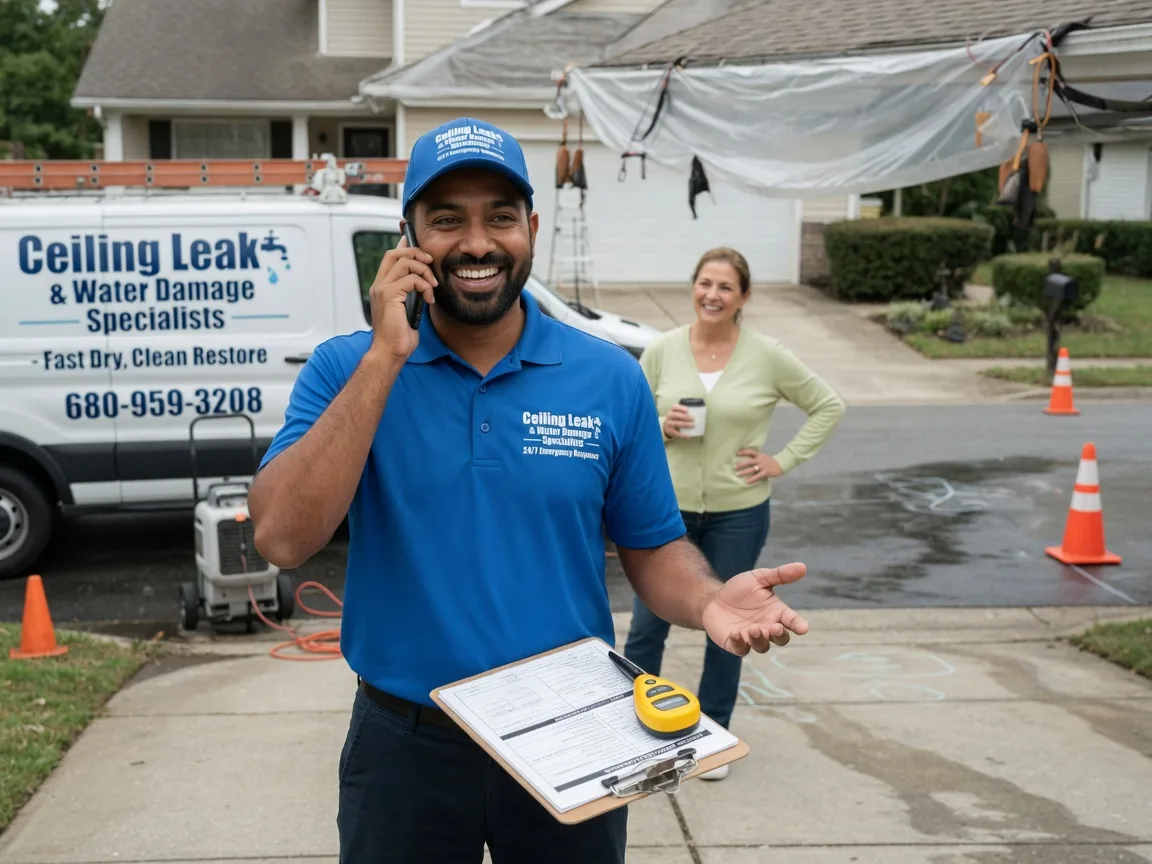 Ceiling Leak Cleanup Alvarado, TX FAQs